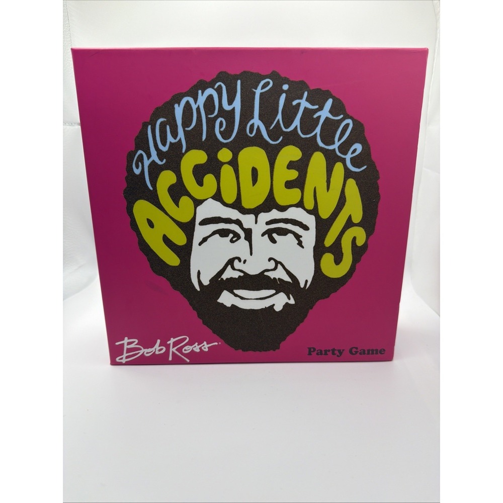 Bob Ross Happy Little Accidents Party Board Game 3-6 Players Ages 10+ NEW SEALED